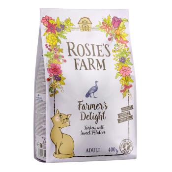 400g Rosie's Farm Adult Pulyka & édesburgonya  száraz macskatáp dupla zooPontért kép