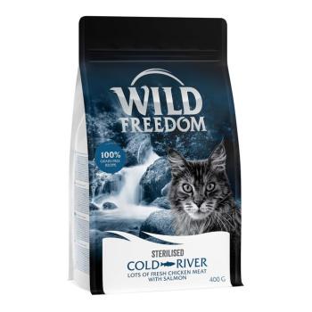 400g Wild Freedom Adult "Cold River" Sterilised lazac gabonamentes száraz macskatáp kép