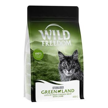 400g Wild Freedom Adult "Green Lands" Sterilised bárány - gabonamentes száraz macskatáp kép