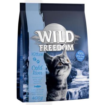 400g Wild Freedom Kitten "Cold River" - lazac gabomanetes száraz kölyökmacskatáp kép