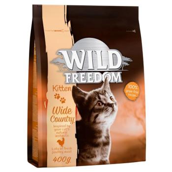 400g Wild Freedom Kitten - szárnyas, gabonamentes száraz kölyökmacskatáp kép