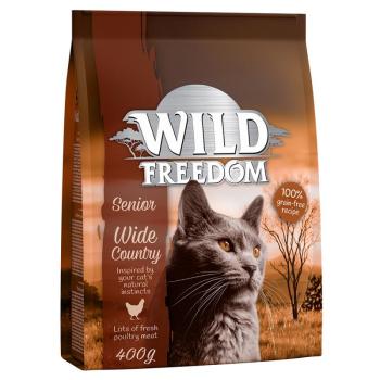 400g Wild Freedom Senior "Wide Country " - szárnyas gabomanetes száraz macskatáp kép