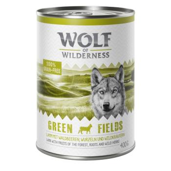 400g Wolf of Wilderness Green Fields - bárány nedves kutyatáp kép