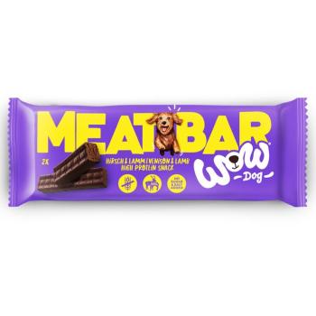 40g WOW DOG Meat Bar kutyasnack szarvas & bárány kép