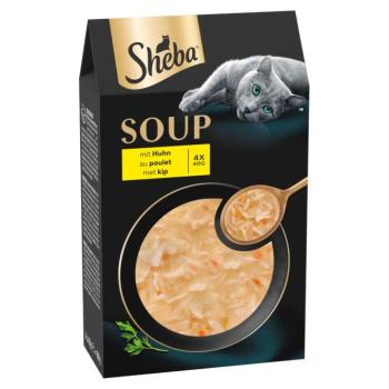 40x40g Sheba Classic Soup csirke tasakos nedves macskatáp kép