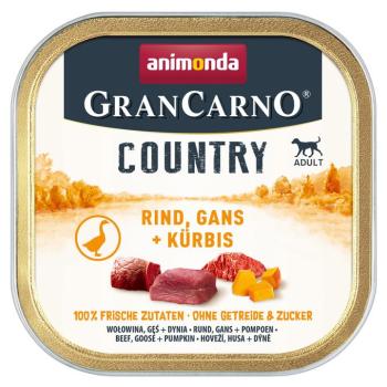 44x150g animonda GranCarno Adult Country Marha, liba & tök nedves kutyatáp kép