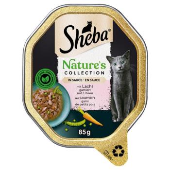 44x85g Sheba Nature´s Collection lazac szószban nedves macskatáp kép