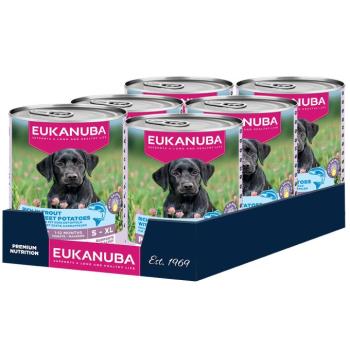 48x400g  Eukanuba Puppy Rich pisztráng & édesburgonya nedves kutyatáp kép