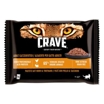 48x85g Crave tasakos nedves macskatáp multipack- Szósz csirkével kép