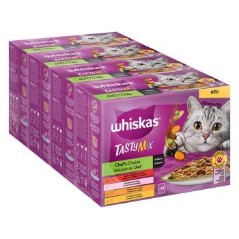 48x85g Whiskas Tasty Mix  "A séf ajánlata" szószban nedves macskatáp kép