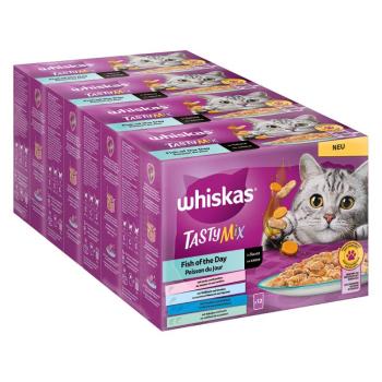 48x85g Whiskas Tasty Mix hal minden napra szószban nedves macskatáp kép