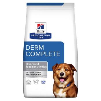 4kg Hill’s Prescription Diet Canine Derm Complete rizs & tojás száraz kutyatáp kép