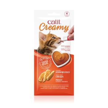 4x10g Catit Creamy Csirke macskasnack kép