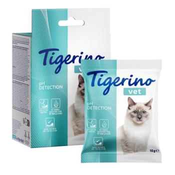 4x10g Tigerino VET macskavizelet pH érték tesztelő macskáknak kép