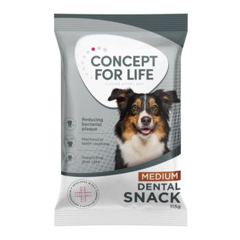 4x115g Concept for Life Dog Dental Medium kutyanack kép