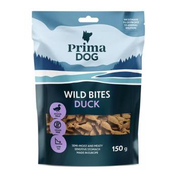 4x150g PrimaDog Wild Bites Soft Snack Kacsa & kasvirágkutyasnack kép