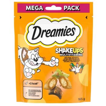 4x165g Dreamies Shakeups Szárnyaspiknik multivitamin snack macskáknak kép