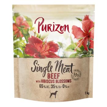 4x1kg Purizon Single Meat marha & hibiszkuszvirág száraz kutyatáp kép