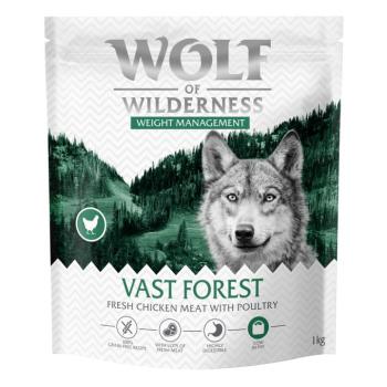4x1kg Weight Management Wolf of Wilderness gabonamentes szárazeledel kutyáknak kép