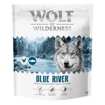 4x1kg Wolf of Wilderness Adult ''Blue River'' lazac - gabonamentes száraz kutyatáp kép