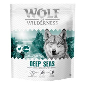 4x1kg Wolf of Wilderness Adult "Deep Seas" - Hering: gabonamentes száraz kutyatáp kép