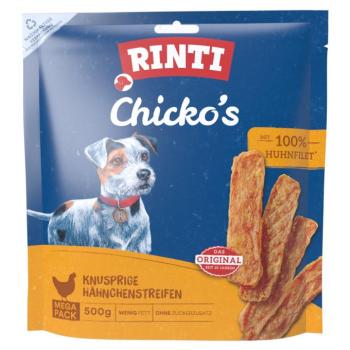 4x500g RINTI Chicko ropogós csirkecsíkok kutyasnack kép