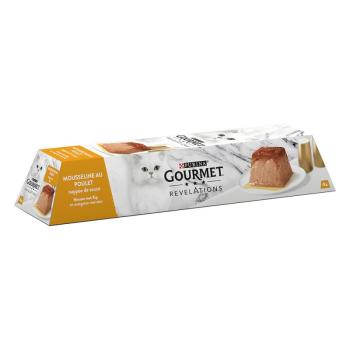 4x57g Gourmet Revelations Mousse Csirke nedves macskatáp kép