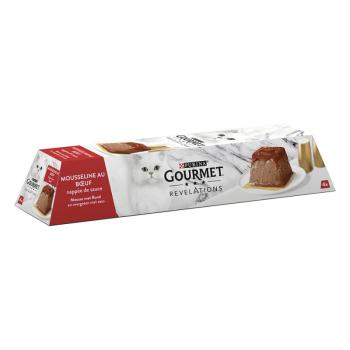 4x57g Gourmet Revelations Mousse Marha nedves macskatáp kép