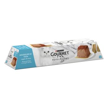 4x57g Gourmet Revelations Mousse Tonhal nedves macskatáp kép