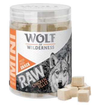 4x60g Wolf of Wilderness Mini RAW csirkefilé fagyasztva szárított kutyasnack kép