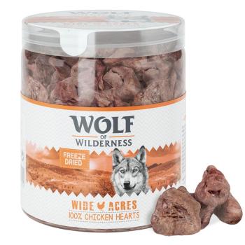 4x70g Wolf of Wilderness RAW csirkeszív fagyasztva szárított kutyasnack kép