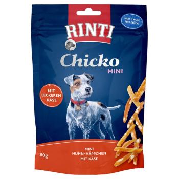 4x80g Rinti Extra Chicko Mini rágócsíkok kutyasnack-csirke & sajt kép