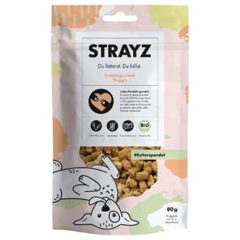 4x80g STRAYZ BIO Veggie snack étrend-kiegészítő eledel kutyáknak kép