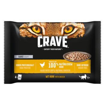 4x85g Crave tasakos nedves macskatáp multipack- Szósz csirkével kép