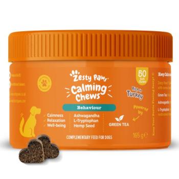 50db Zesty Paws Calming Chews pulyka étrend-kiegészítő eledel kutyáknak kép