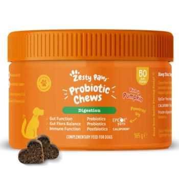 50db Zesty Paws Probiotic Chews sütőtök étrend-kiegészítő kutyáknak kép