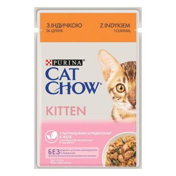 52x85g Cat Chow Kitten pulyka nedves macskatáp kép