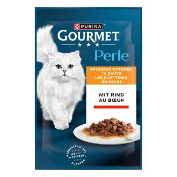 52x85g Gourmet Perle marha nedves macskatáp kép