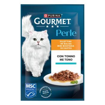 52x85g Gourmet Perle tonhal nedves macskatáp kép