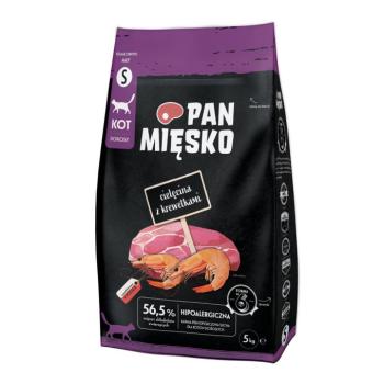 5kg Pan Mięsko Cat borjú garnélával Small száraz macskatáp kép