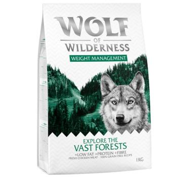 5x1kg Wolf of Wilderness "Explore The Vast Forests" - Weight Management  száraz kutyatáp kép