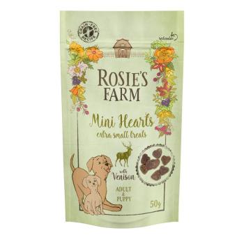 5x50g Rosie's Farm Snacks Puppy & Adult "Mini Hearts" vad kutyasnack kép
