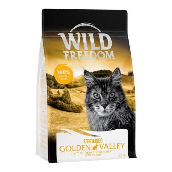 6,5kg Wild Freedom Adult "Golden Valley" Sterilised nyúl - gabonamentes száraz macskatáp kép