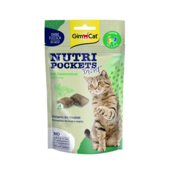 60g GimCat Nutri Pockets rovar és macskamenta macskasnack kép