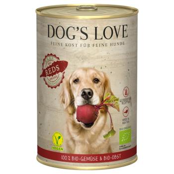 6x 400g Dog's Love Organic Vegan Reds nedves kutyatáp kép