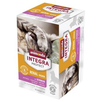 6x100g Animonda INTEGRA Protect Adult Renal sertés nedves macskatáp kép