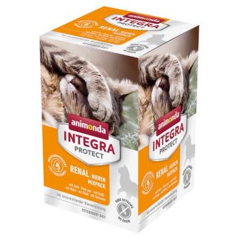 6x100g animonda INTEGRA Protect Adult Renal vegyes nedves macskatáp kép