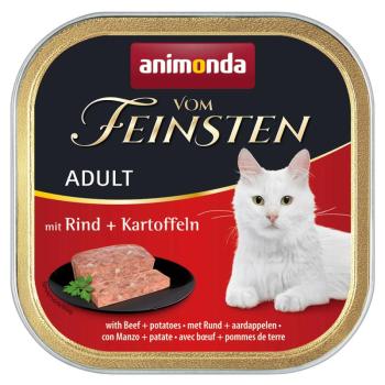 6x100g Animonda vom Feinsten Adult nedves macskatáp-Marha & burgonya kép