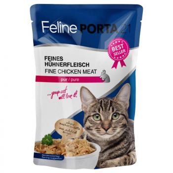 6x100g Feline Porta 21 csirke nedves macskatáp kép