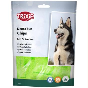 6x100g Trixie Denta Fun Chips spirulinával kutyasnack kép